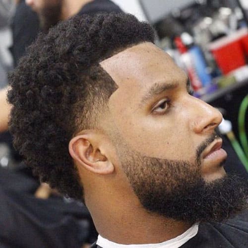 high taper haircut black men